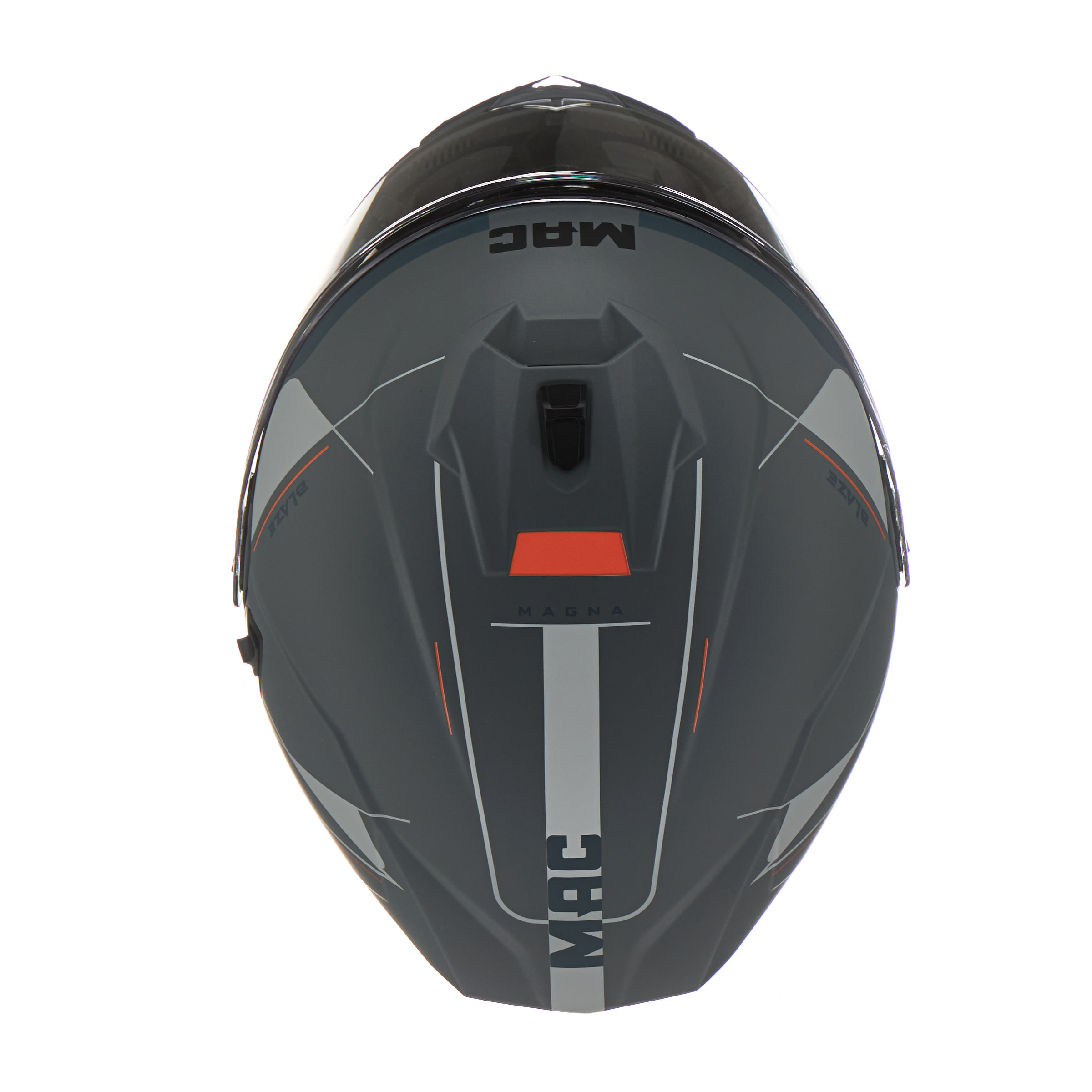 Casco MAC 166 Blaze Magma Gris / Naranja / Mate