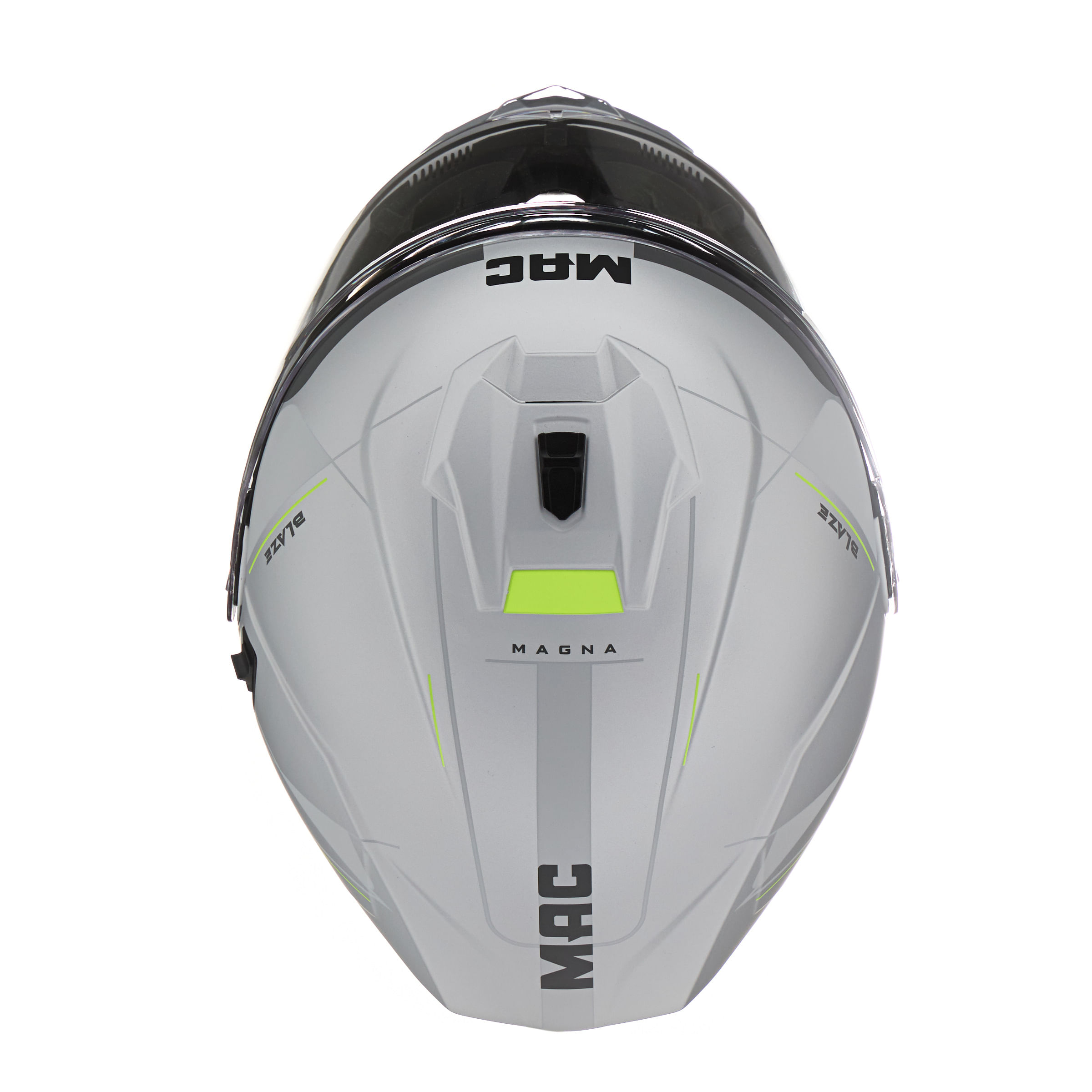 Casco MAC 166 Blaze Magna Gris / Amarillo / Mate