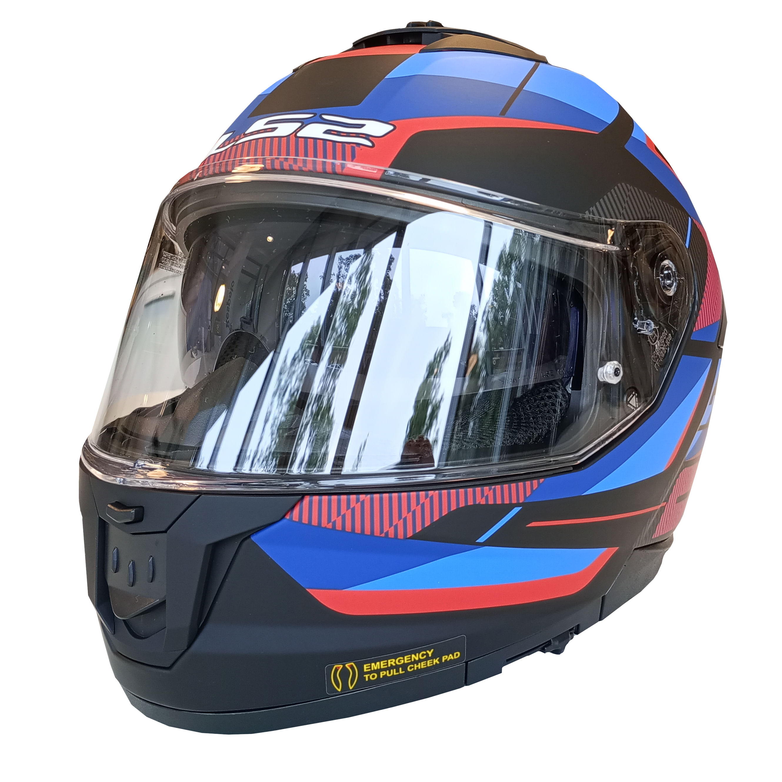 Casco LS2 808 Stream II Road Negro / Azul / Mate