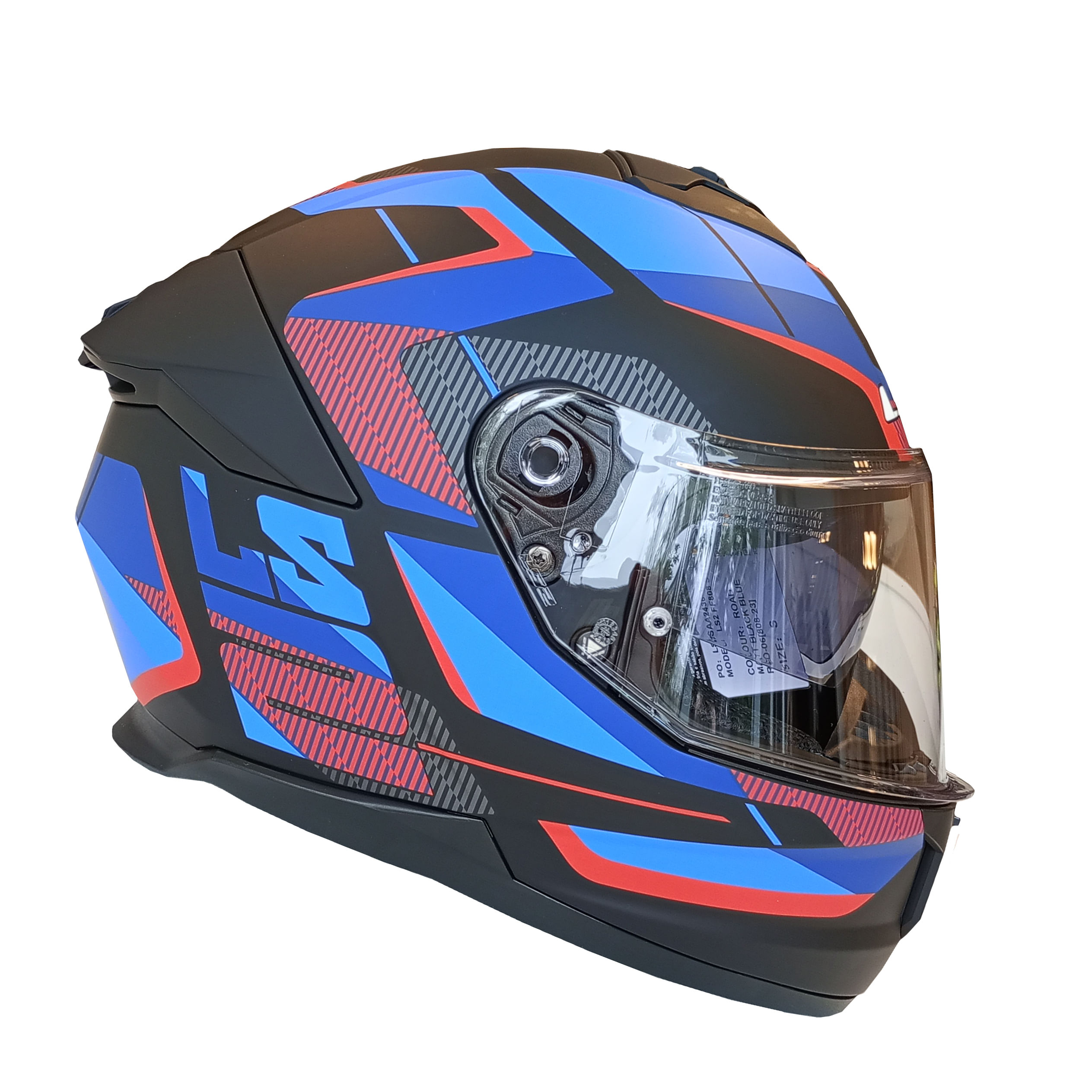 Casco LS2 808 Stream II Road Negro / Azul / Mate
