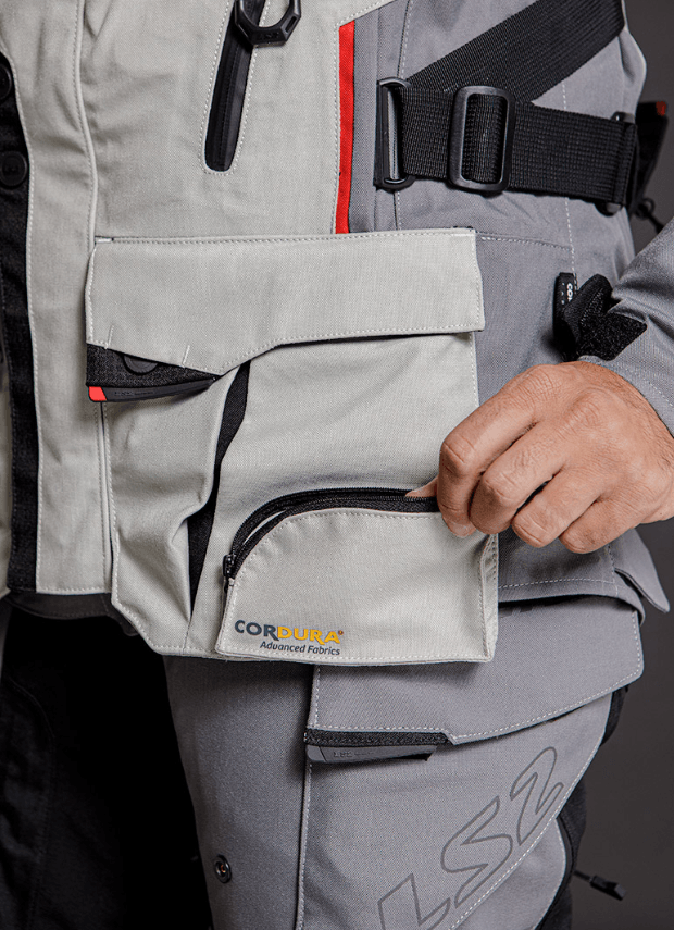 Campera LS2 Apollo Hombre Gris / Negro