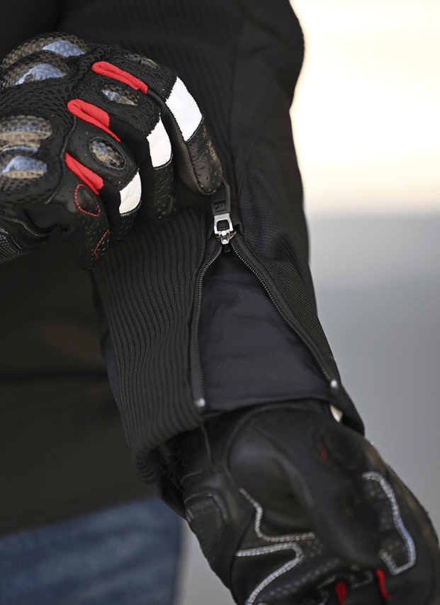 Campera LS2 Apex Hombre Negro / Gris