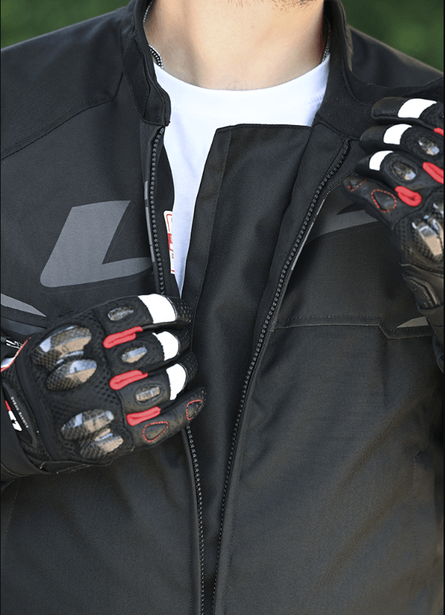 Campera LS2 Apex Mujer Negro / Gris