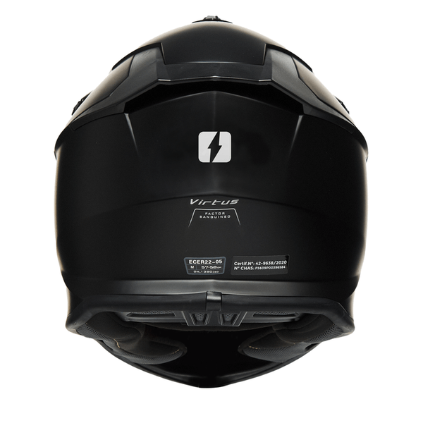 Casco MAC 609 Virtus Solid Negro / Mate