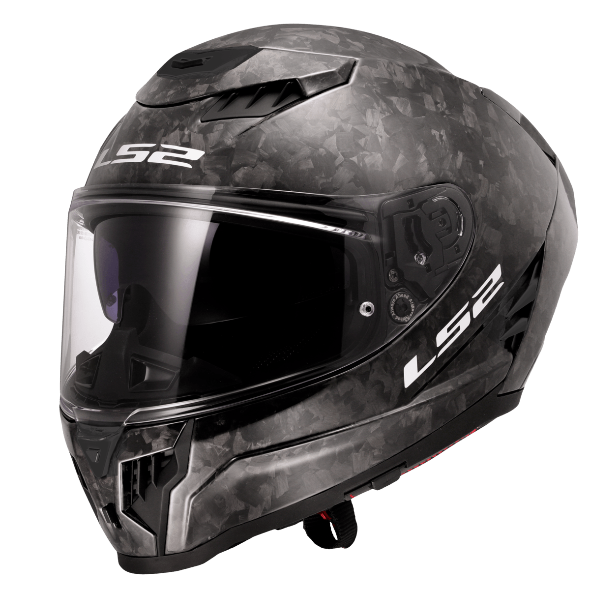Casco LS2 807 Dragon Carbono Forged Negro / Brillo