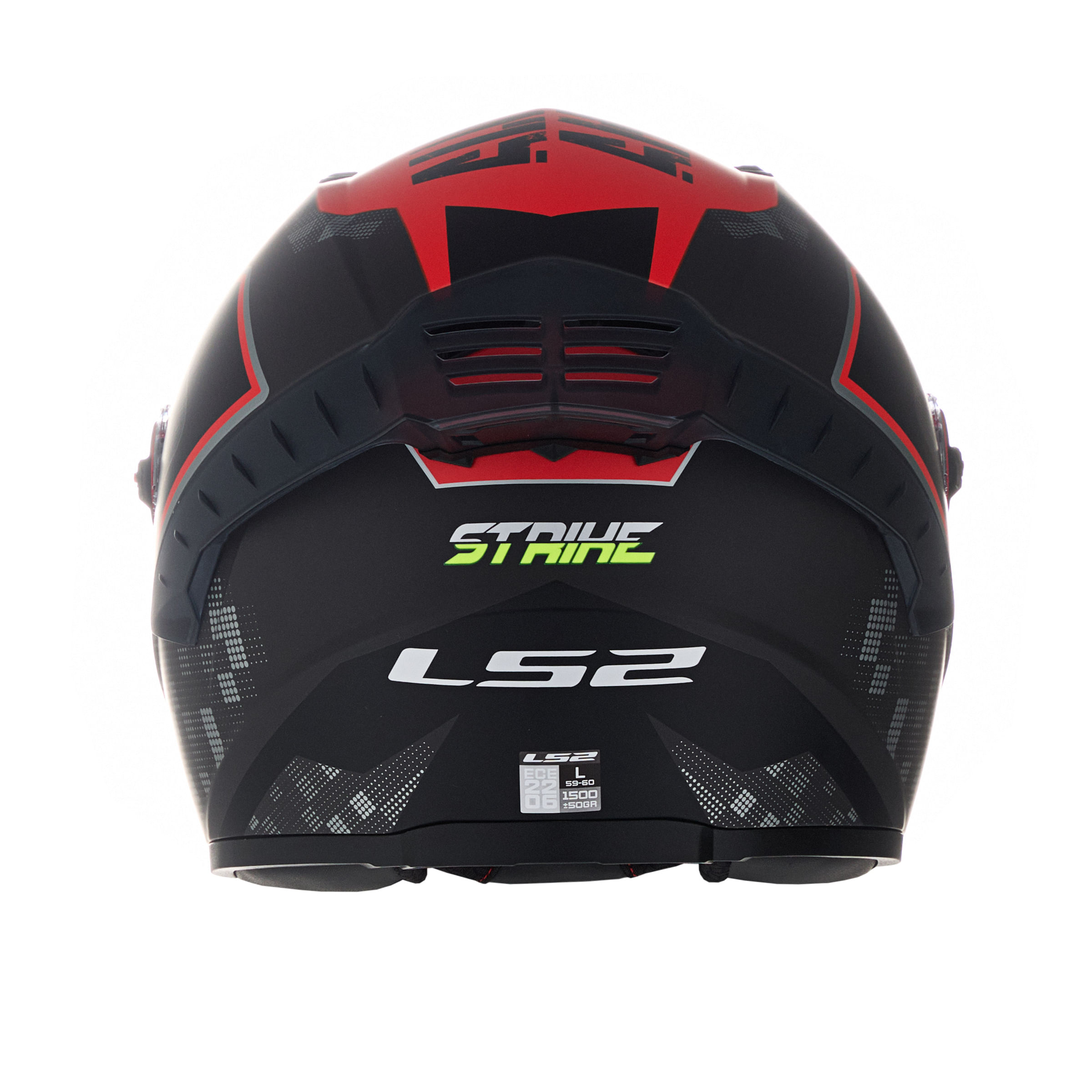 Casco LS2 816 Cosmos Strike Gris / Rojo / Mate