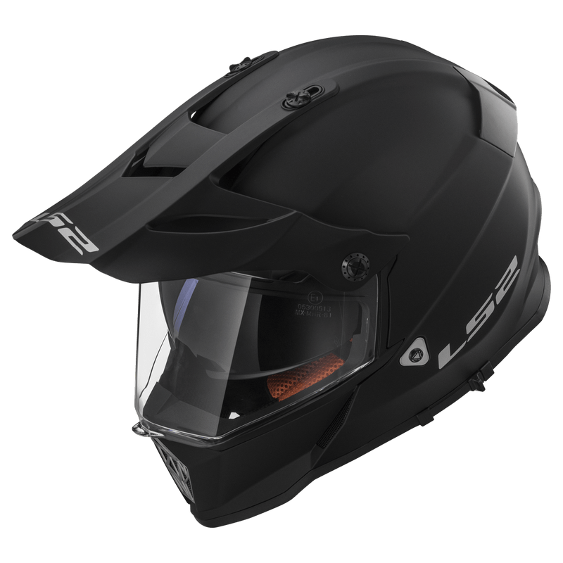 Casco LS2 436 Pioneer Solid Negro / Mate