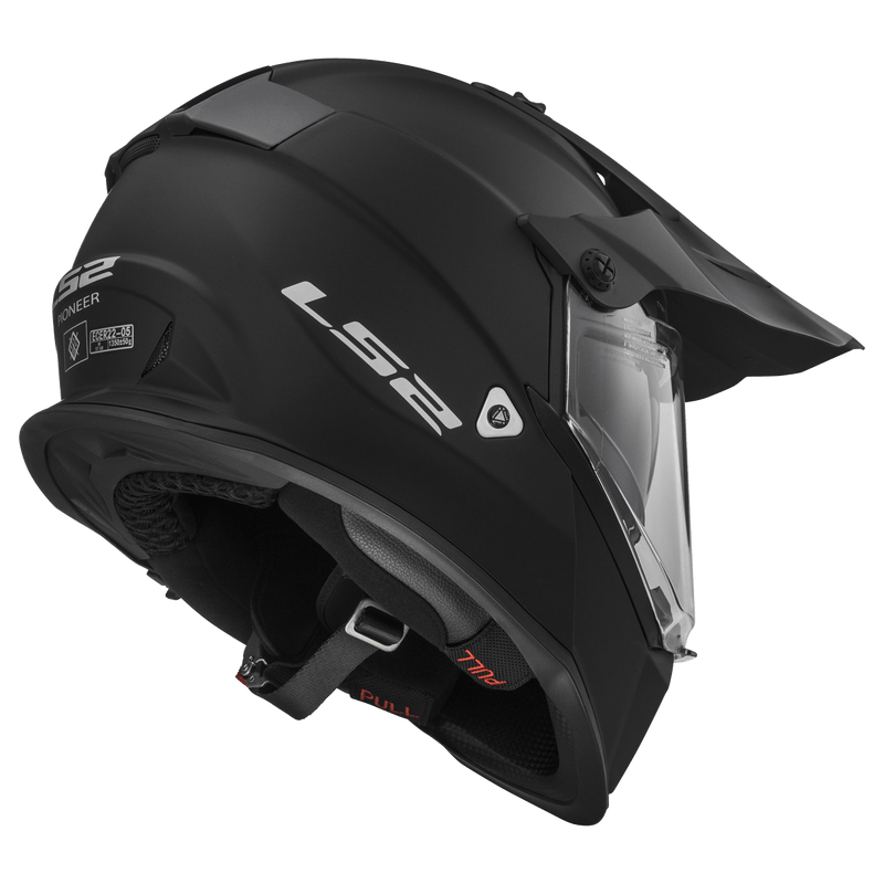 Casco LS2 436 Pioneer Solid Negro / Mate