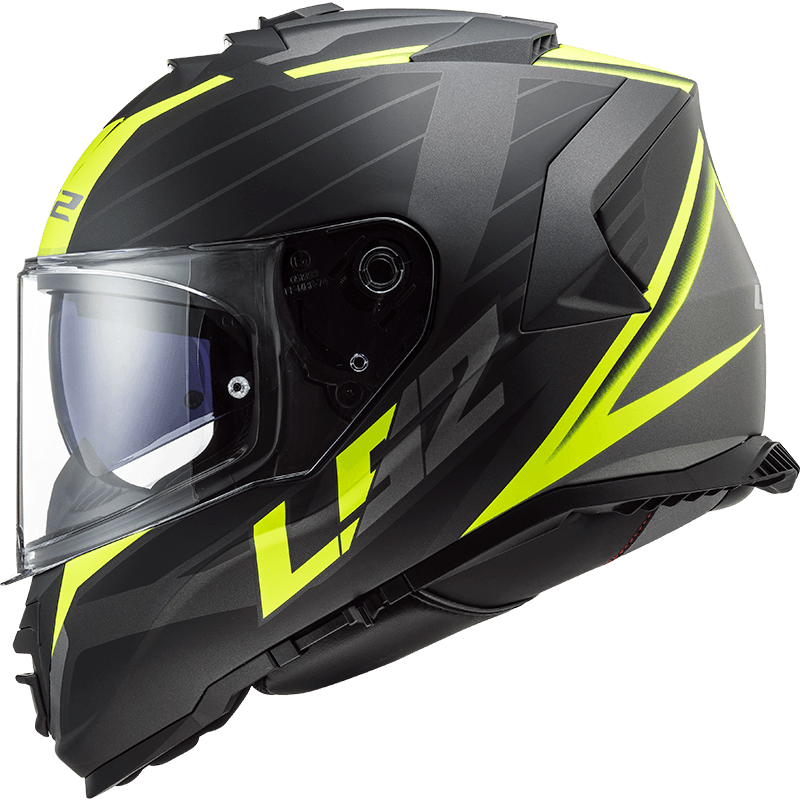 Casco LS2 800 Storm Nerve Amarillo / Negro / Mate