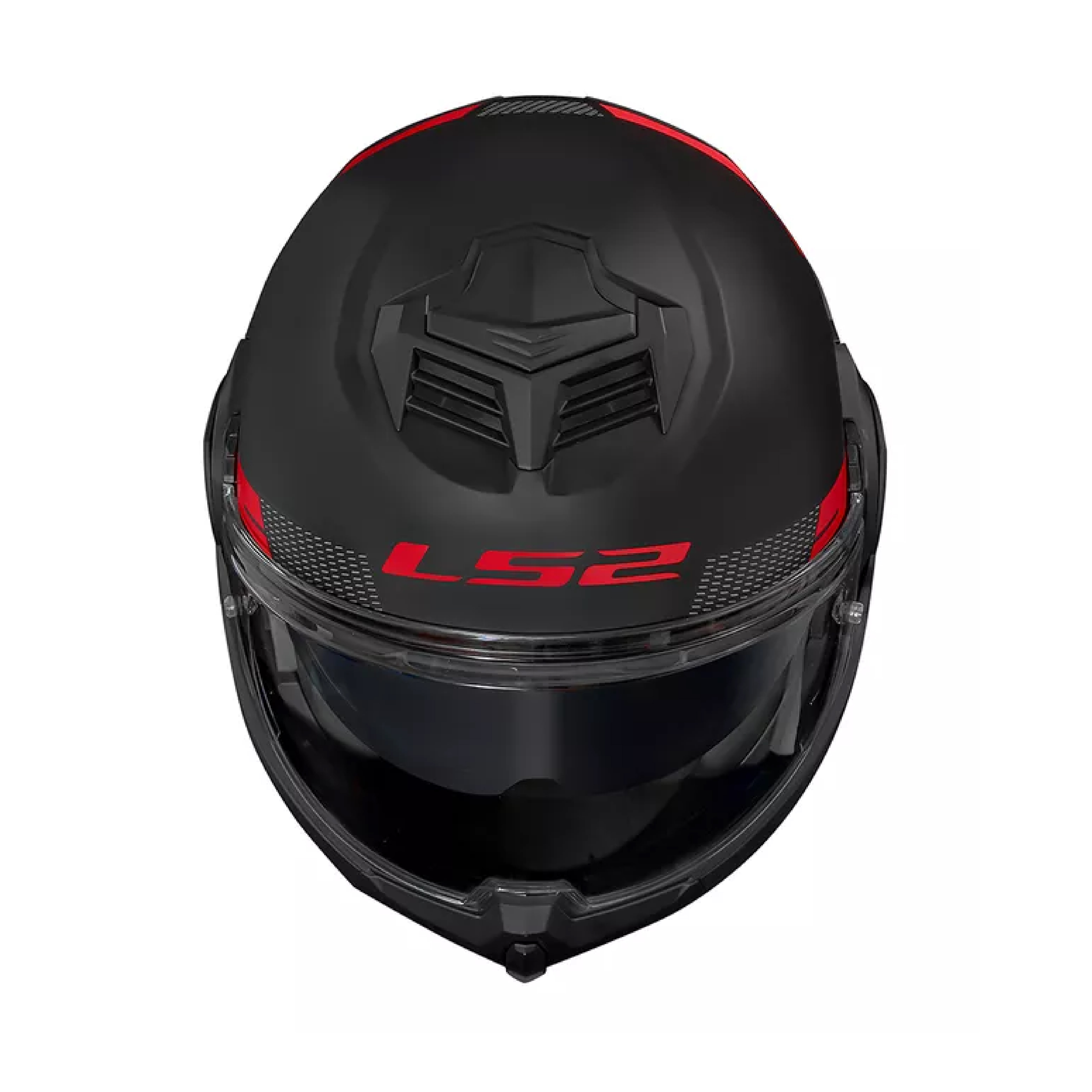 Casco LS2 906 Advant Bend Negro / Rojo / Mate