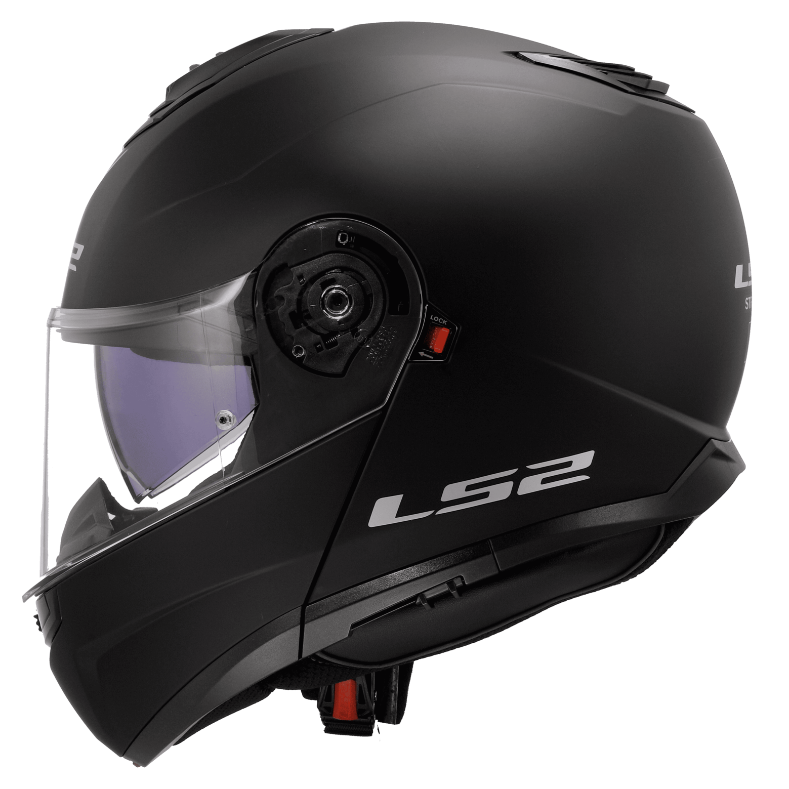 Casco LS2 908 Strobe Solid Negro / Mate