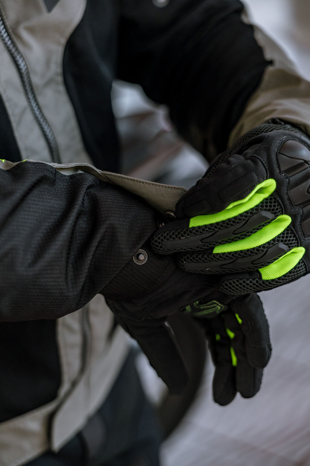 Guante Ls2 Kubra Hombre Negro / Amarillo