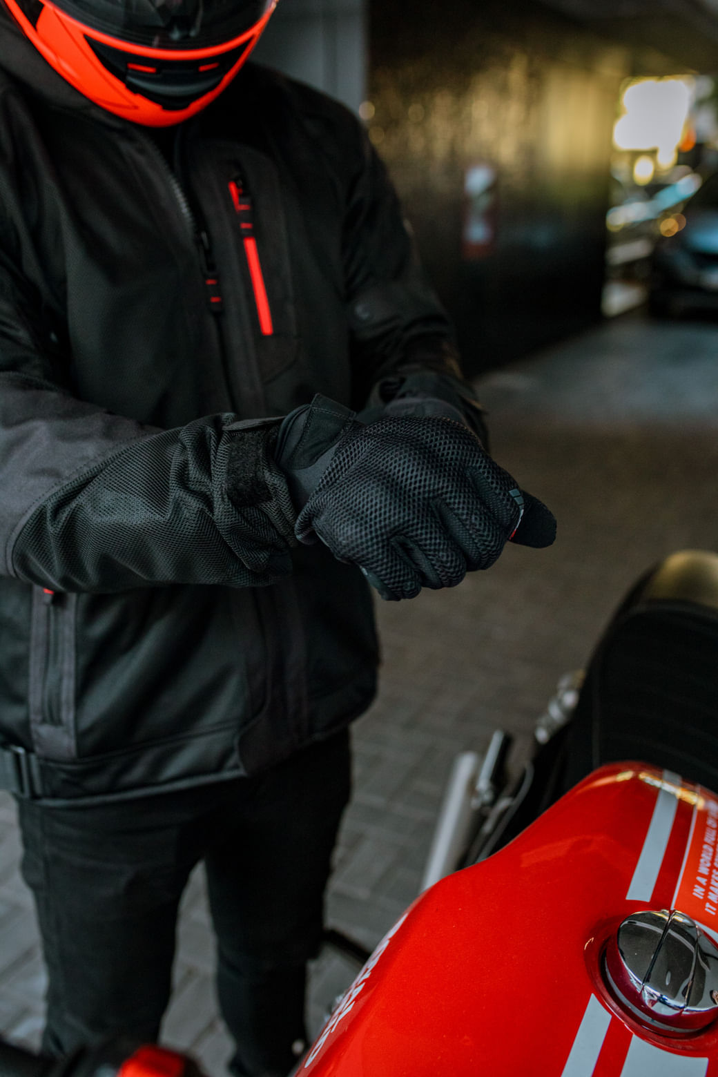 Guante LS2 Ray Hombre Negro