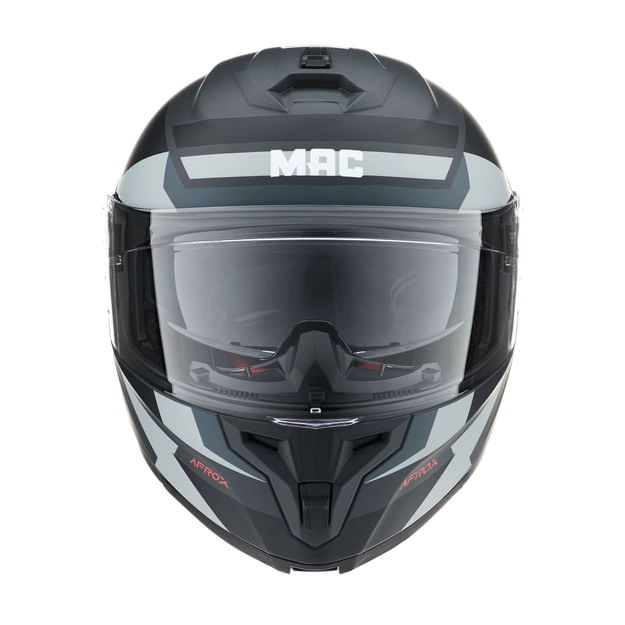 Casco MAC 166 Blaze Afrox Negro / Gris / Mate