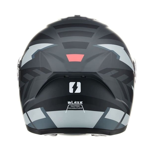 Casco MAC 166 Blaze Afrox Negro / Gris / Mate