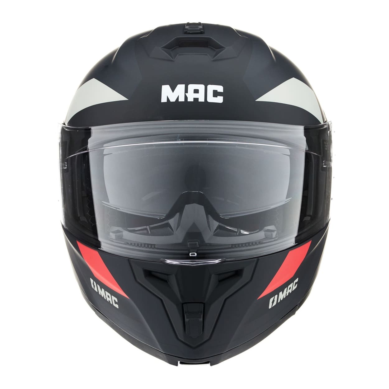 Casco MAC 166 Blaze Gewalt Negro / Rojo / Mate