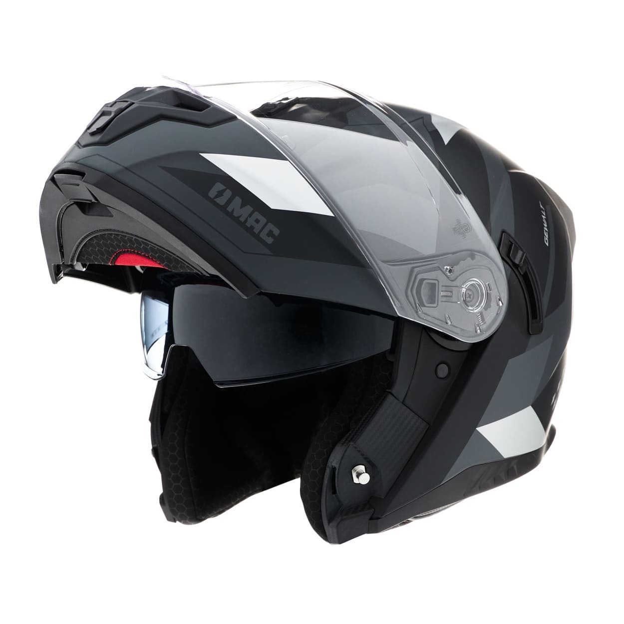 Casco MAC 166 Blaze Gewalt Negro / Gris / Mate
