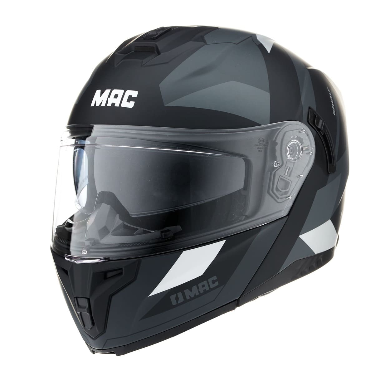 Casco MAC 166 Blaze Gewalt Negro / Gris / Mate