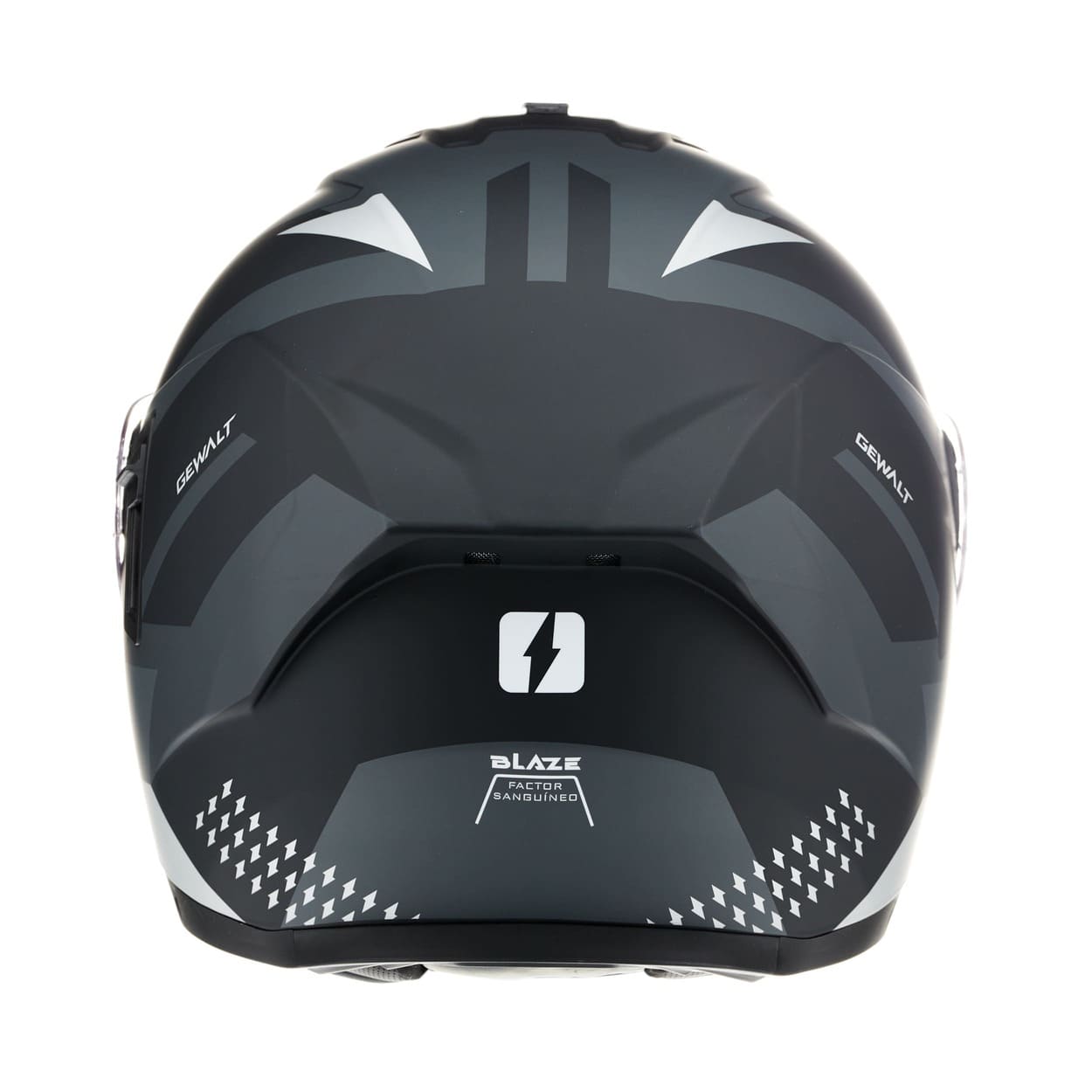 Casco MAC 166 Blaze Gewalt Negro / Gris / Mate