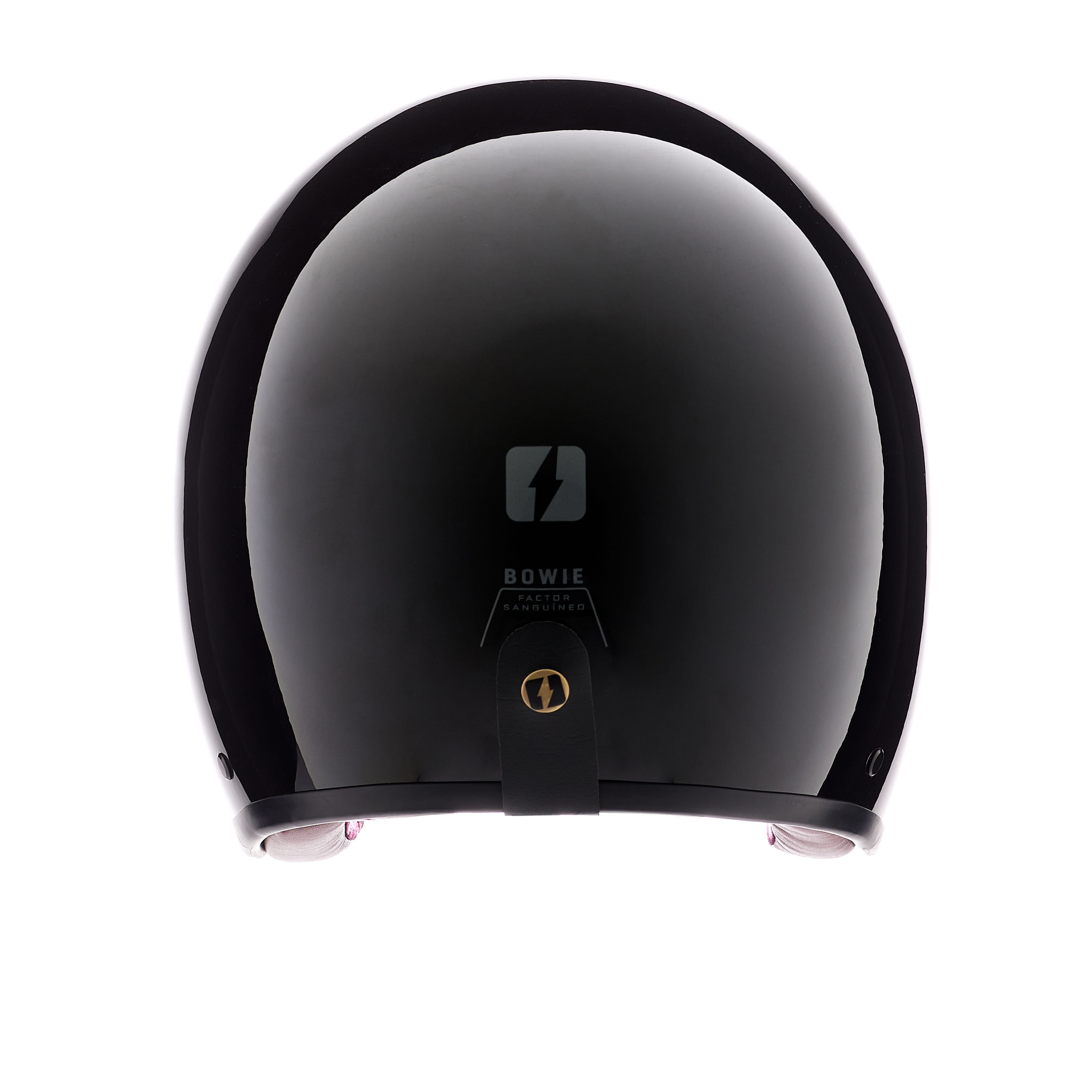 Casco MAC 181 Bowie Solid Negro / Brillo