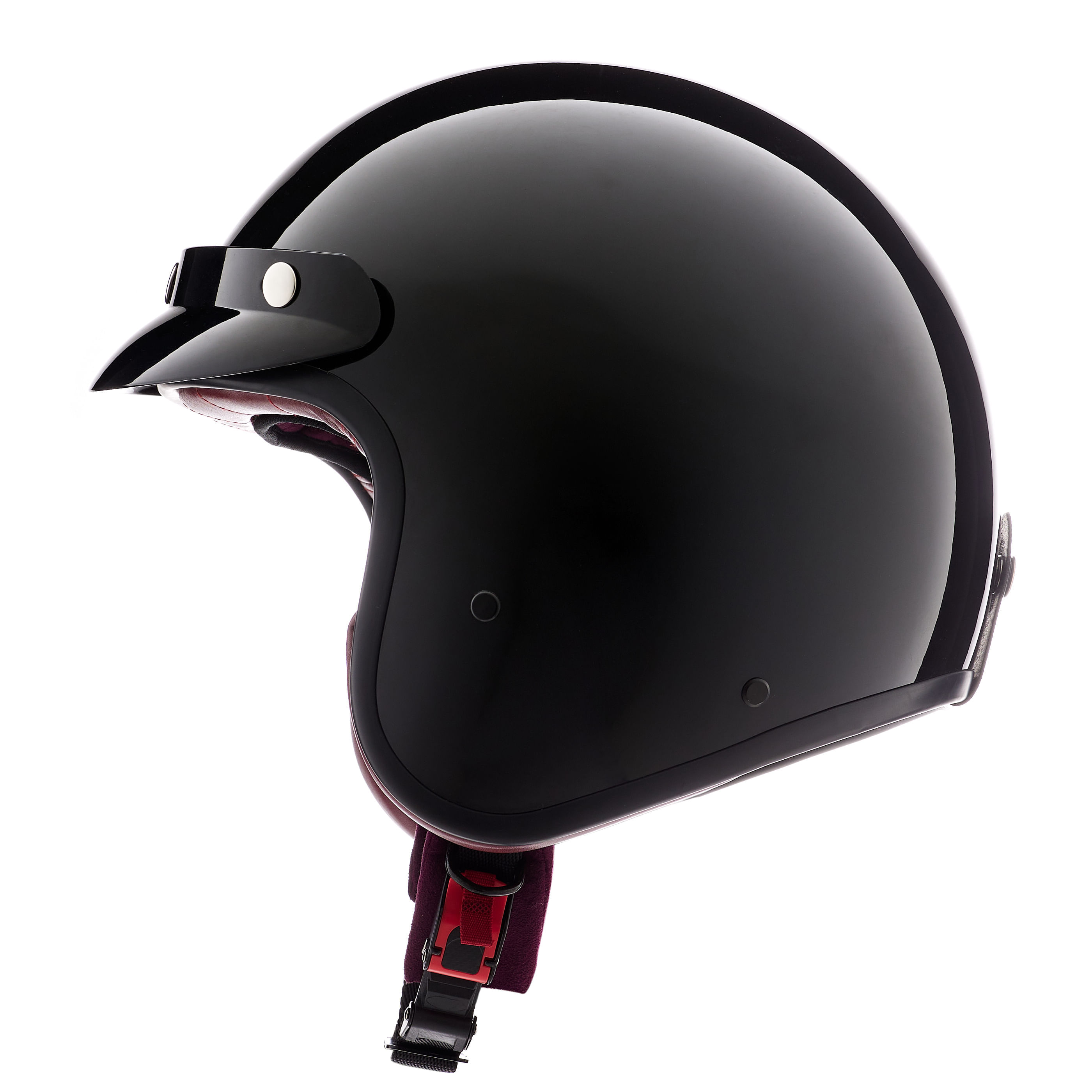 Casco MAC 181 Bowie Solid Negro / Brillo