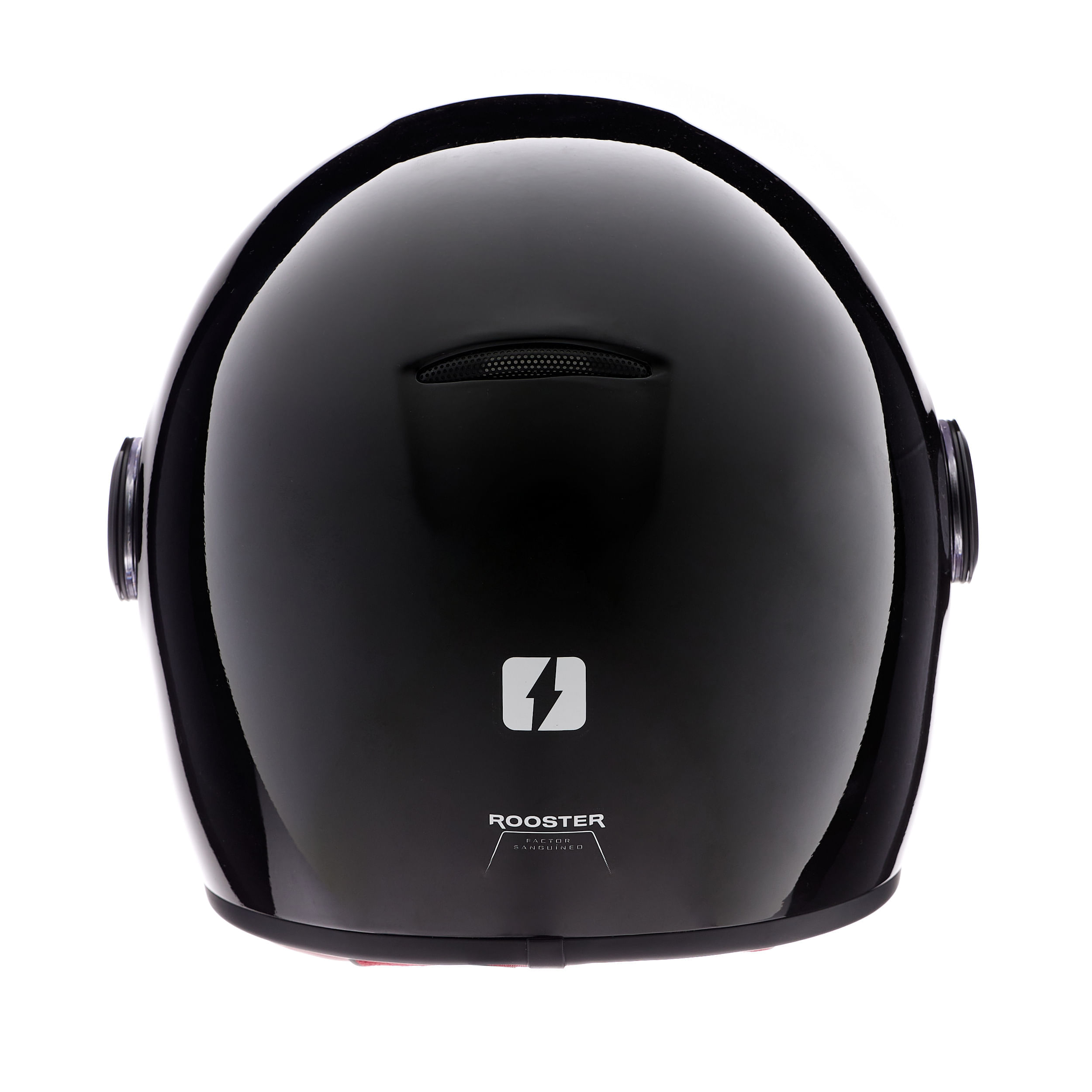 Casco MAC 006 Rooster Solid Negro / Brillo