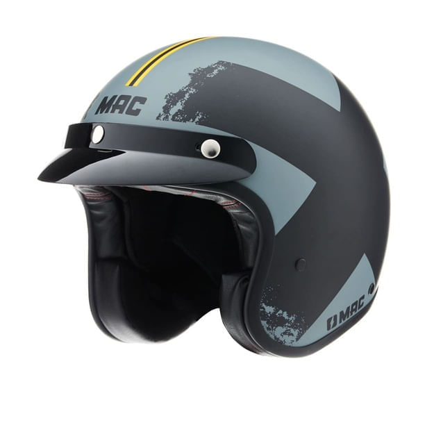 Casco MAC 181 Bowie X Gris / Negro / Mate