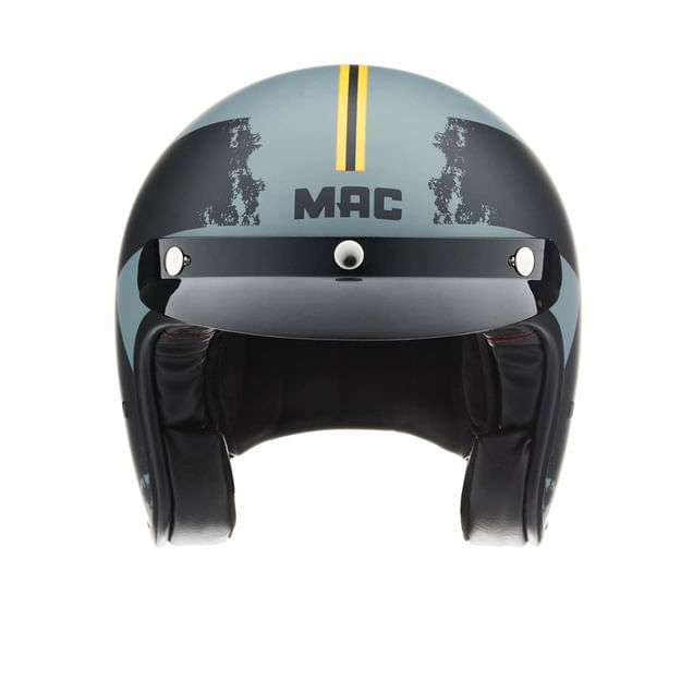 Casco MAC 181 Bowie X Gris / Negro / Mate