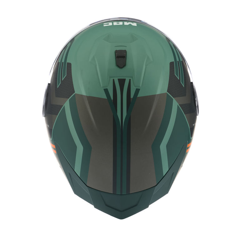 Casco MAC Volt 070 Wiberg Edición Especial Visor Extra / Verde / Negro / Mate
