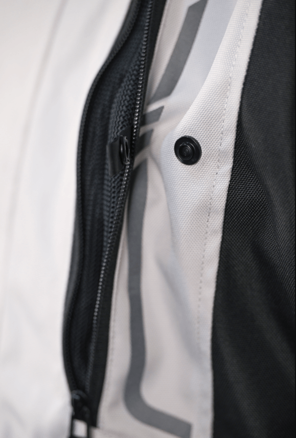 Campera LS2 Narvik Mujer Gris / Negro