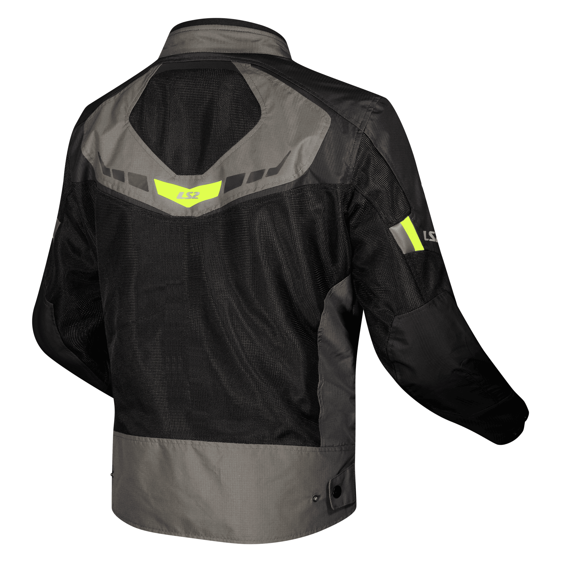 Campera Ls2 Garda Air Hombre Negra / Gris