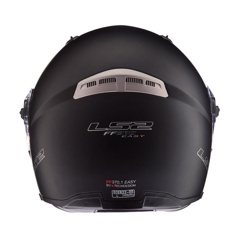 Casco LS2 370 Easy Solid Negro / Mate