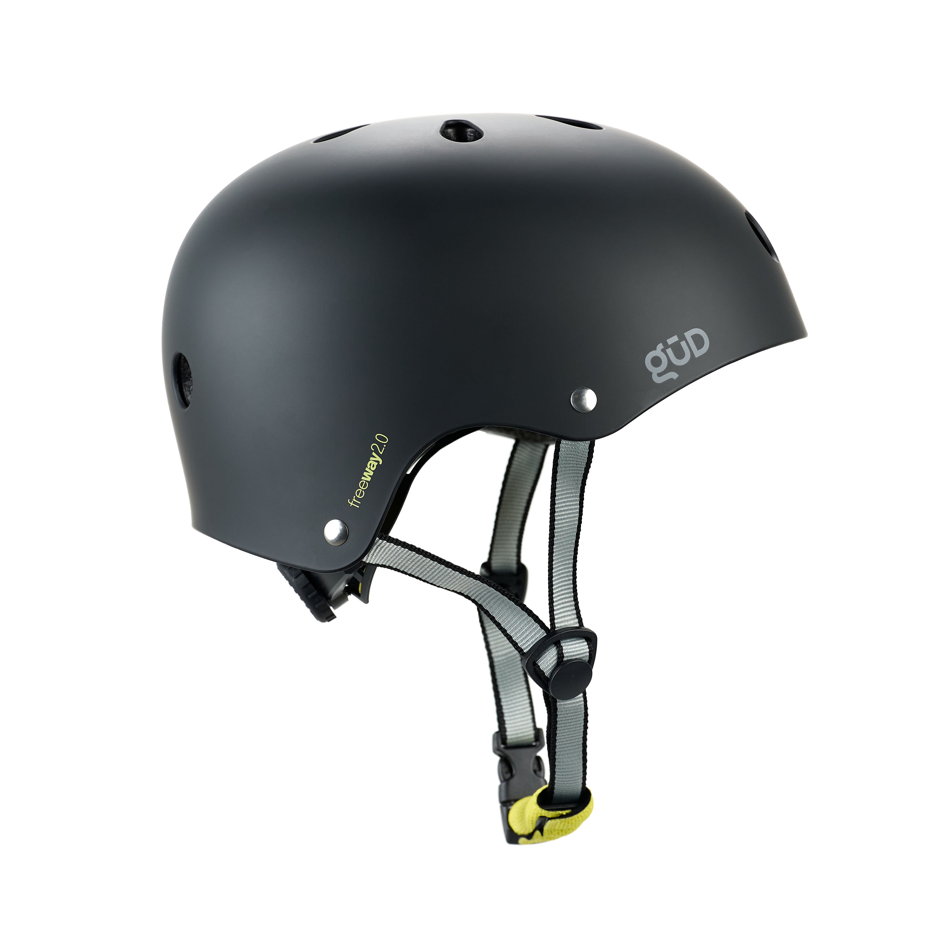Casco GUD Freeway II  Negro / Mate