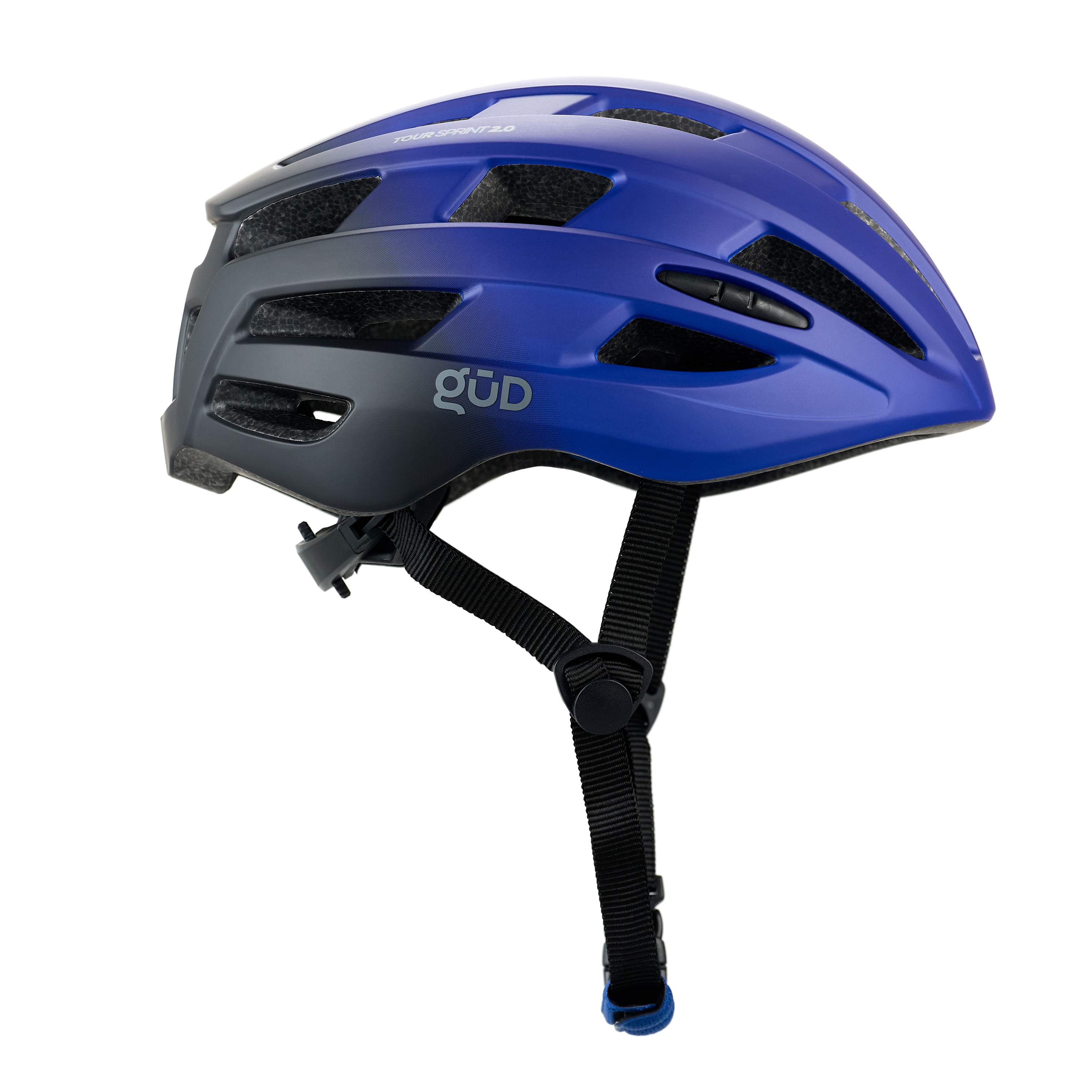 Casco GUD Sprint II Negro / Azul / Mate