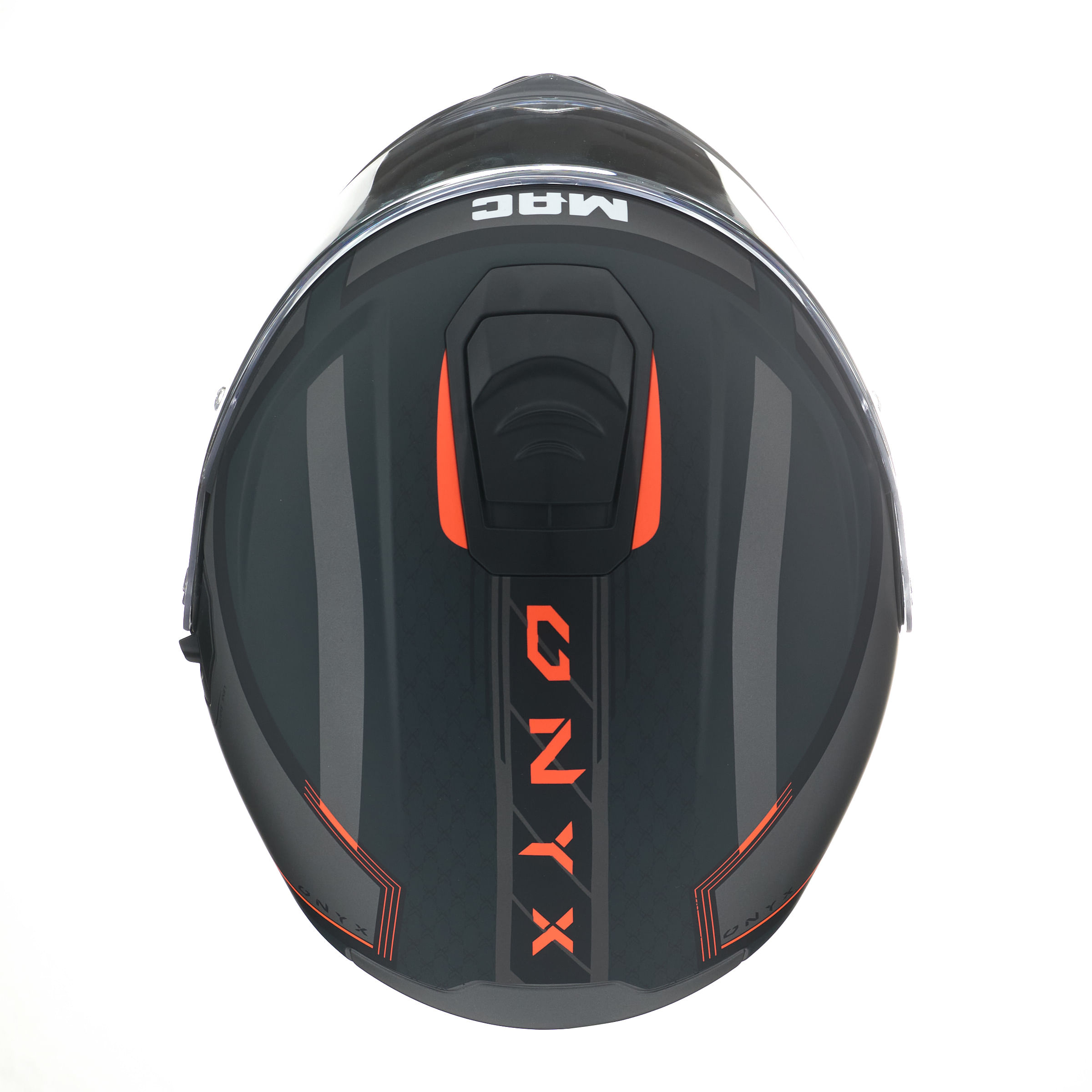 Casco MAC 917 Onyx Genius Negro / Rojo / Mate