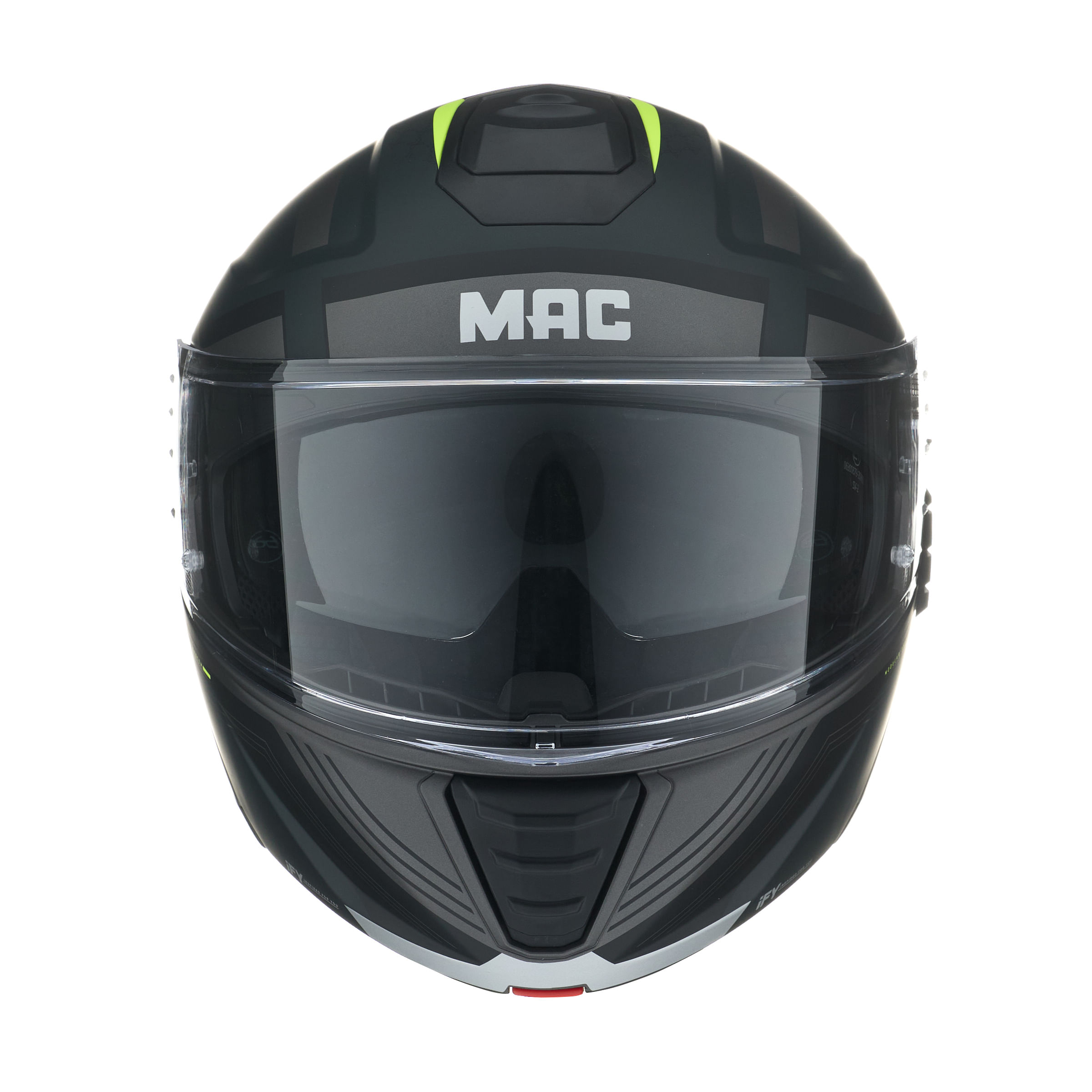 Casco MAC 917 Onyx Genius Negro / Amarillo / Mate