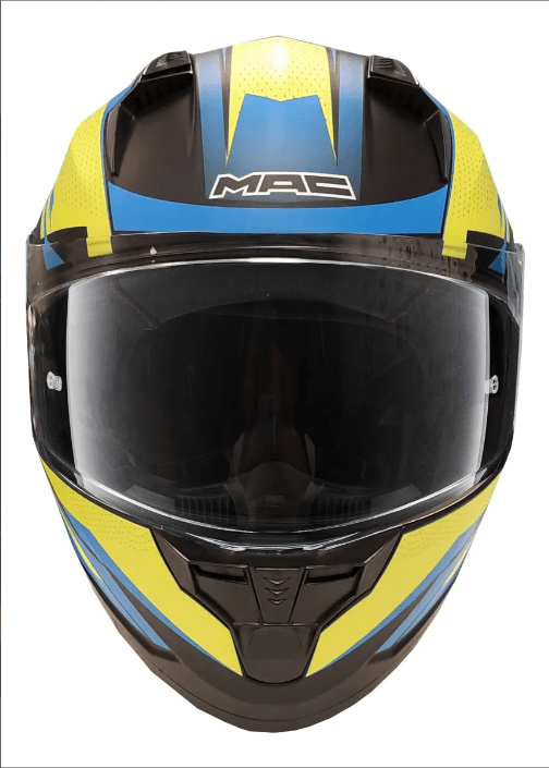 Casco MAC 067 Bass Zeppelin Negro / Amarillo / Mate