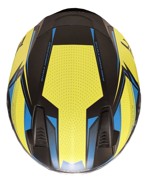 Casco MAC 067 Bass Zeppelin Negro / Amarillo / Mate
