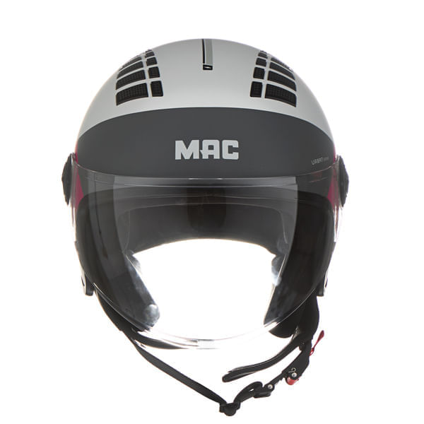 Casco MAC 230 Addax Pyro Gris / Rosa / Mate