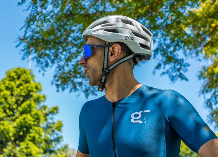 Casco GUD Sprint II Blanco / Mate