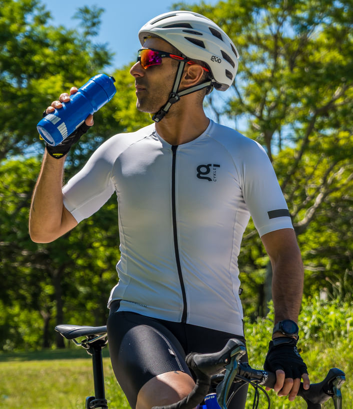 Jersey GUD Lite Hombre Degrade Blanco