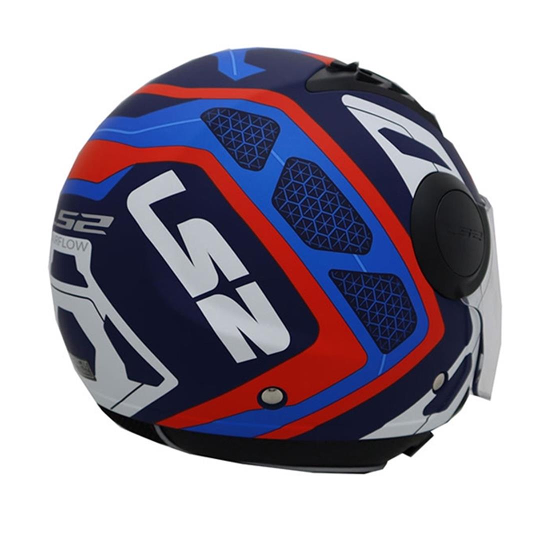 Casco LS2 562 Airflow Android Azul / Rojo / Mate