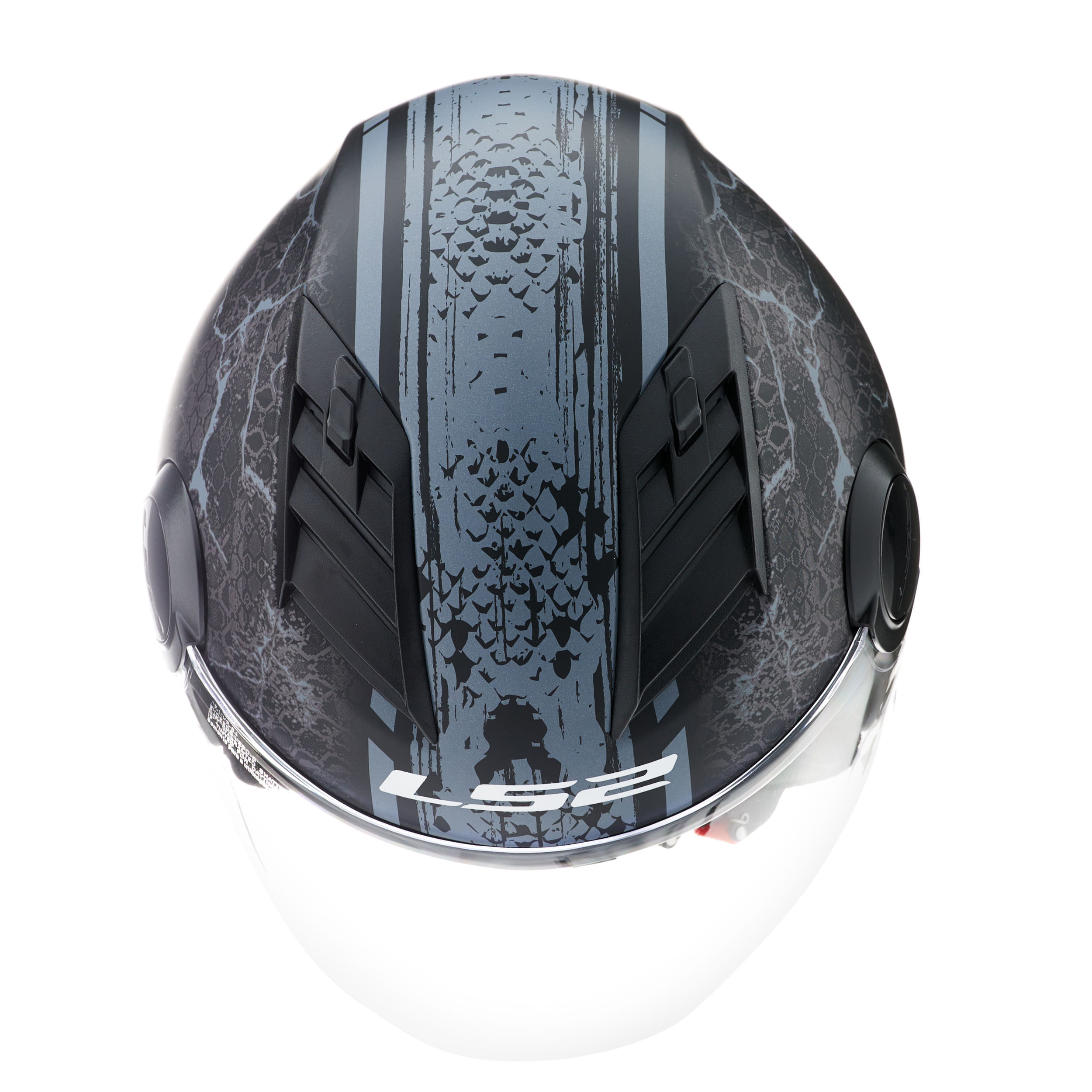 Casco LS2 562 Airflow Snake Azul / Negro / Mate