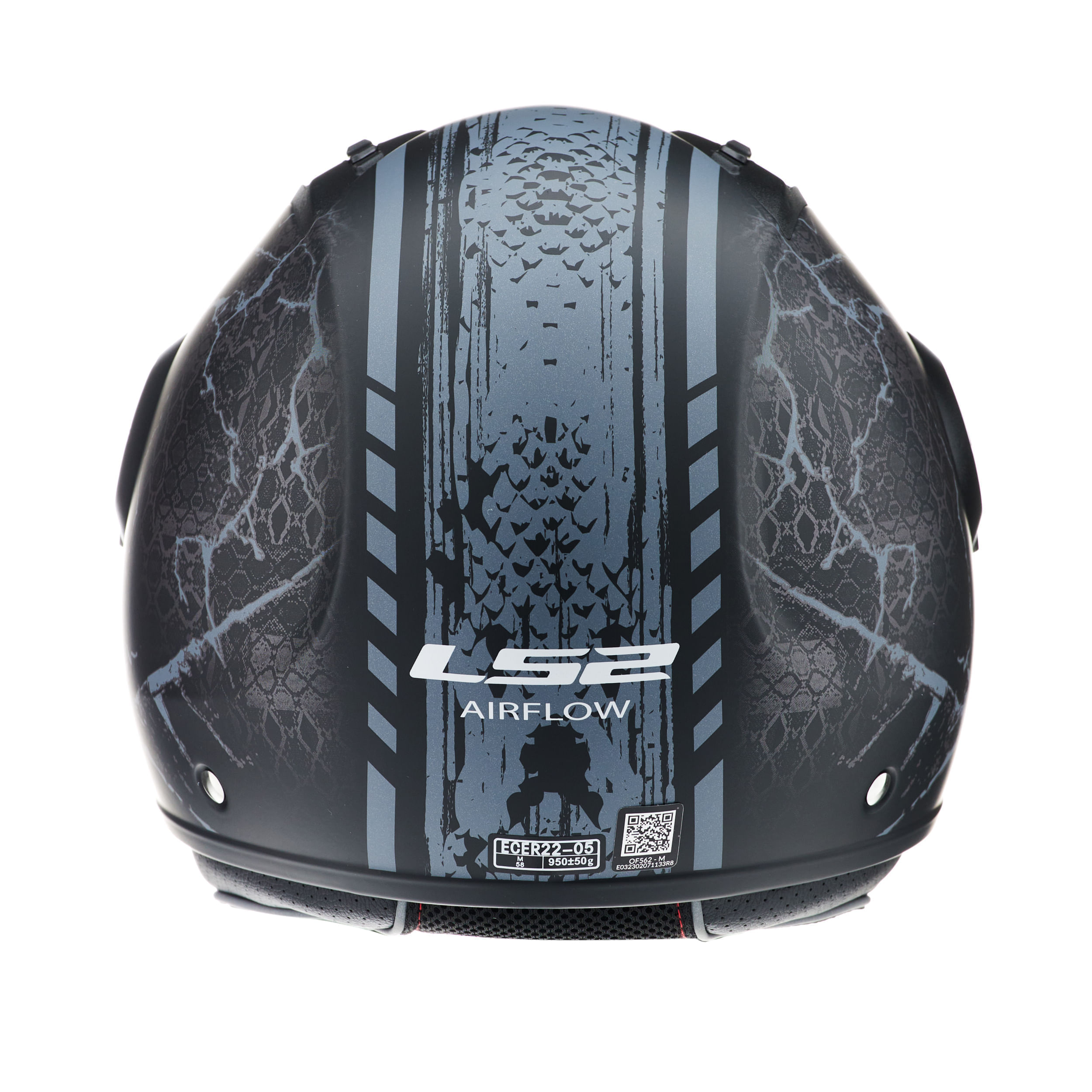 Casco LS2 562 Airflow Snake Azul / Negro / Mate