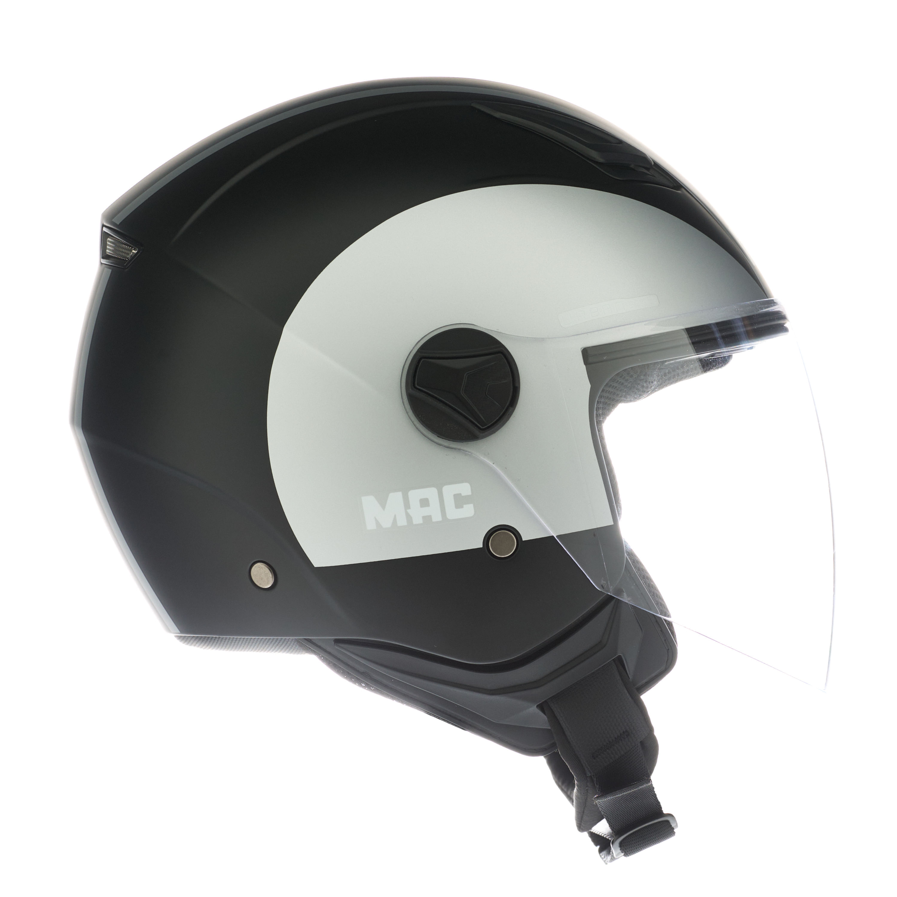 Casco MAC 721 Beat Five Gris / Negro / Mate