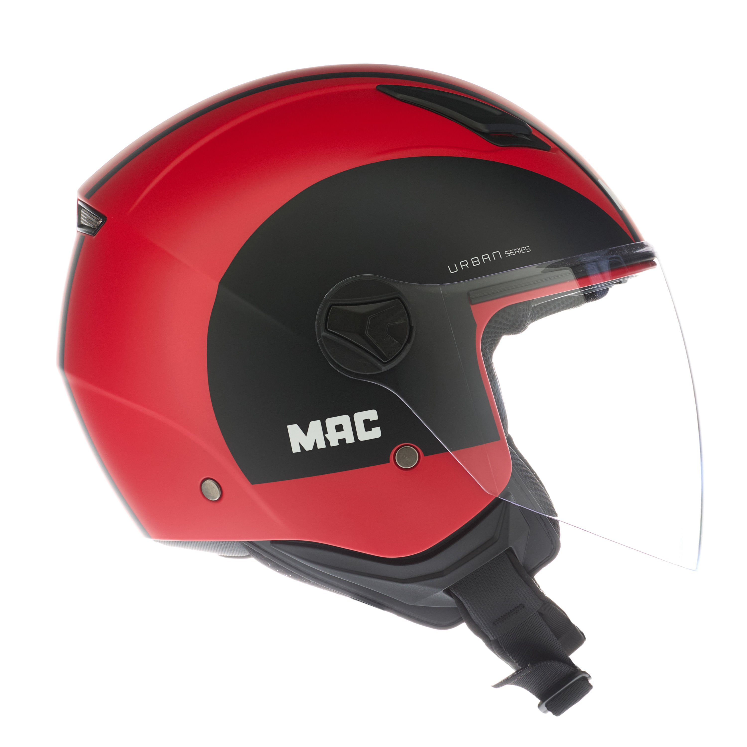 Casco MAC 721 Beat Five Negro / Plateado / Mate