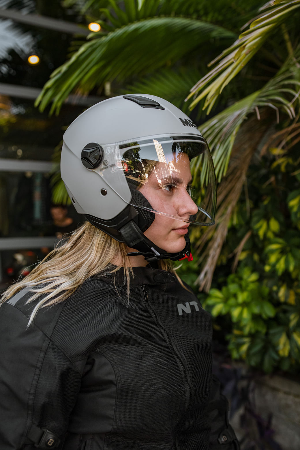 Casco MAC 721 Beat Solid Gris / Brillo