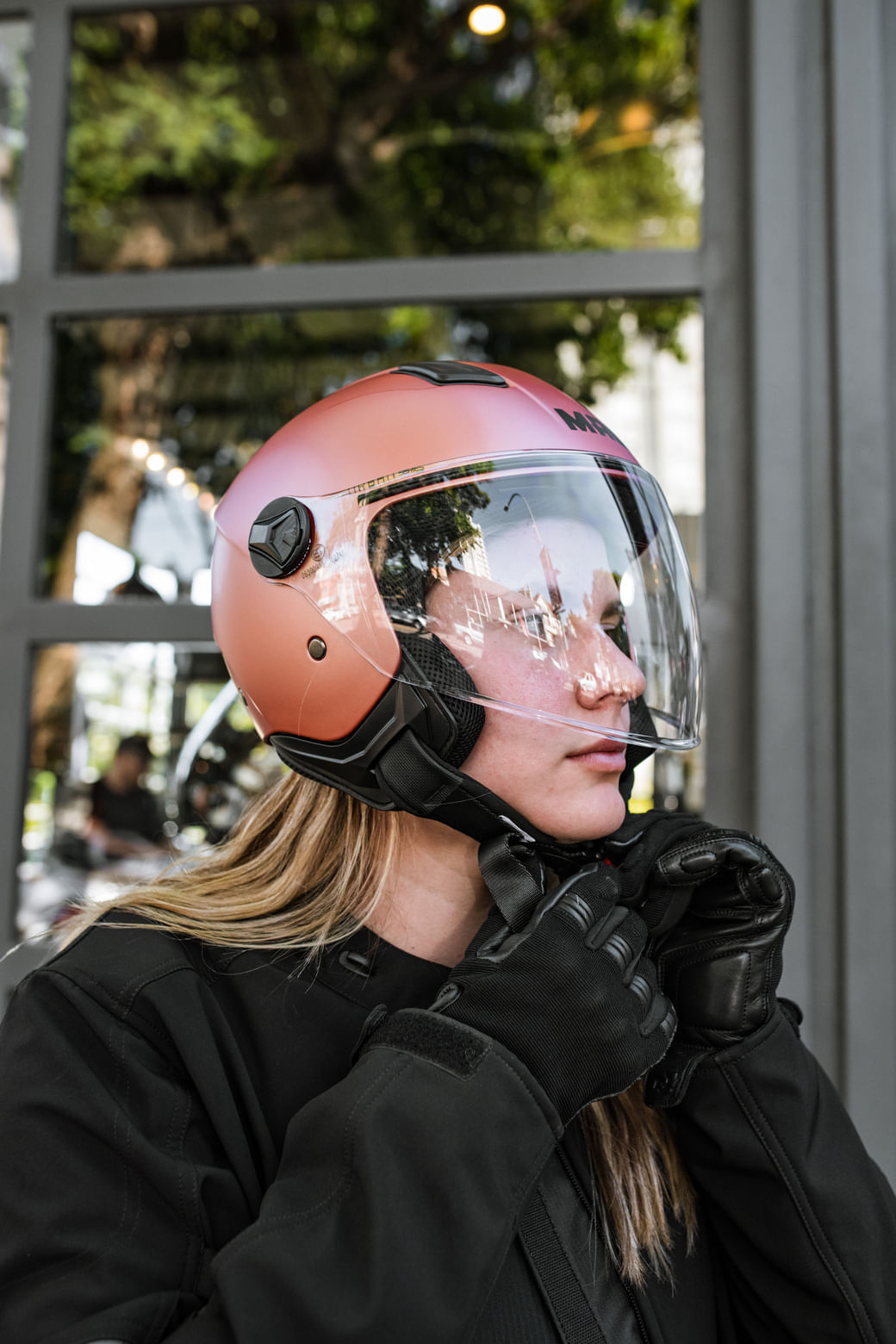 Casco MAC 721 Beat Solid Rosa / Mate