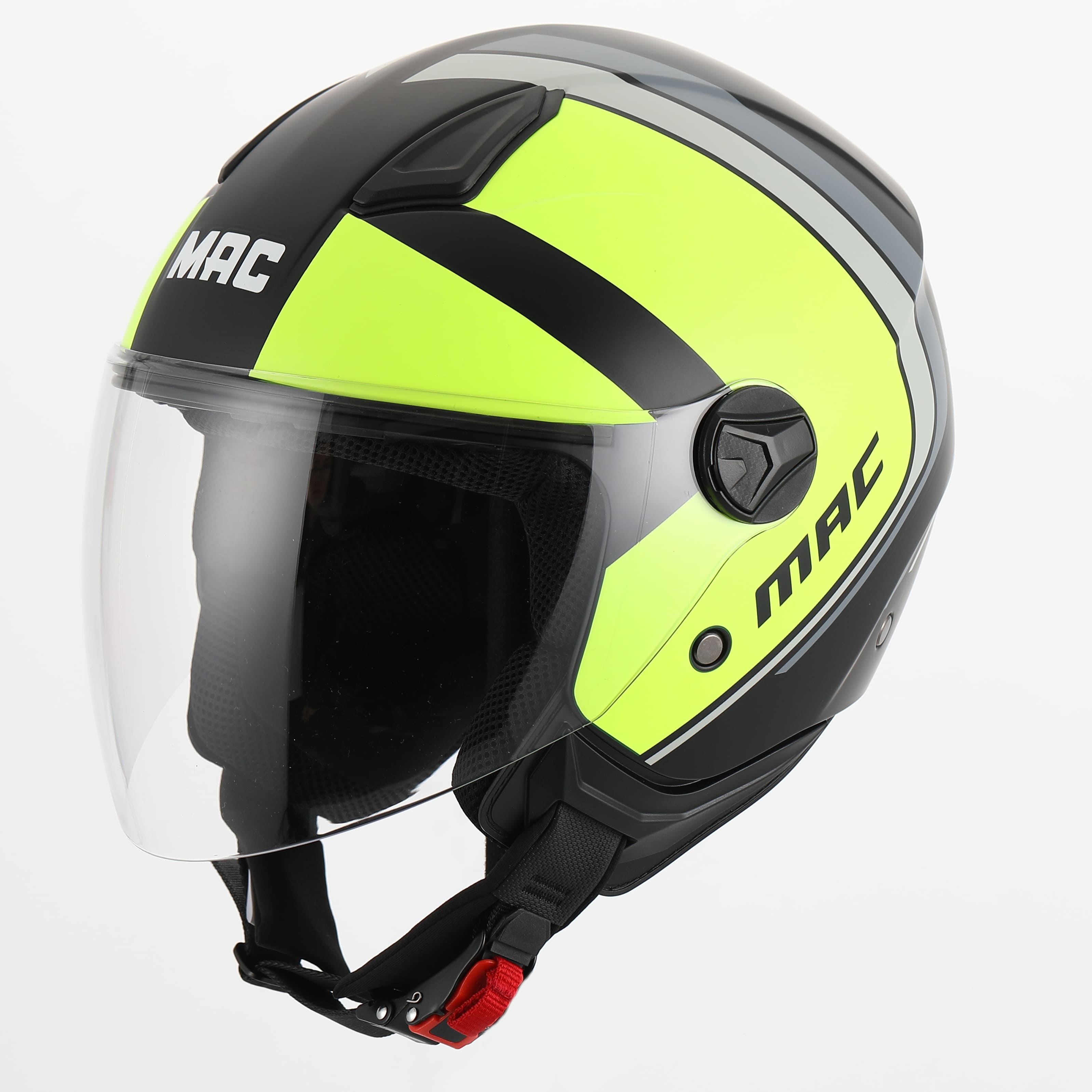 Casco MAC 721 Beat Cyrus Amarillo / Negro / Mate