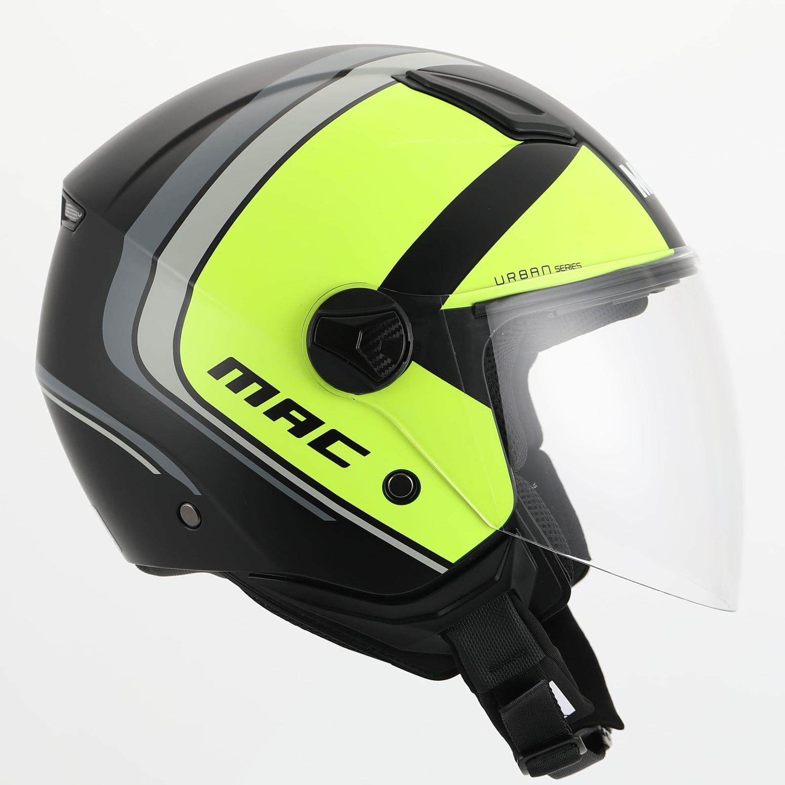 Casco MAC 721 Beat Cyrus Amarillo / Negro / Mate